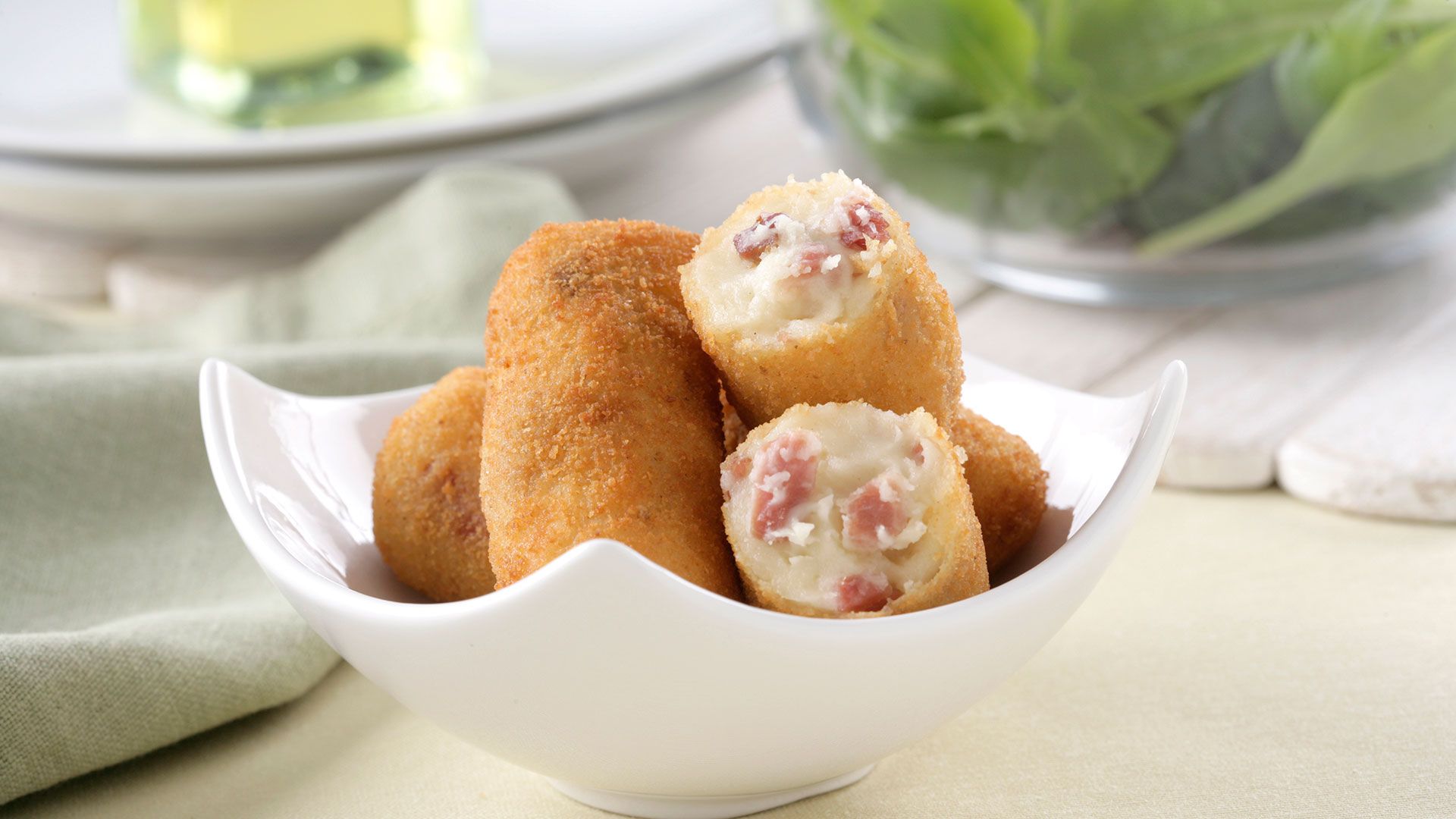 Croquete de Presunto - Saborosos