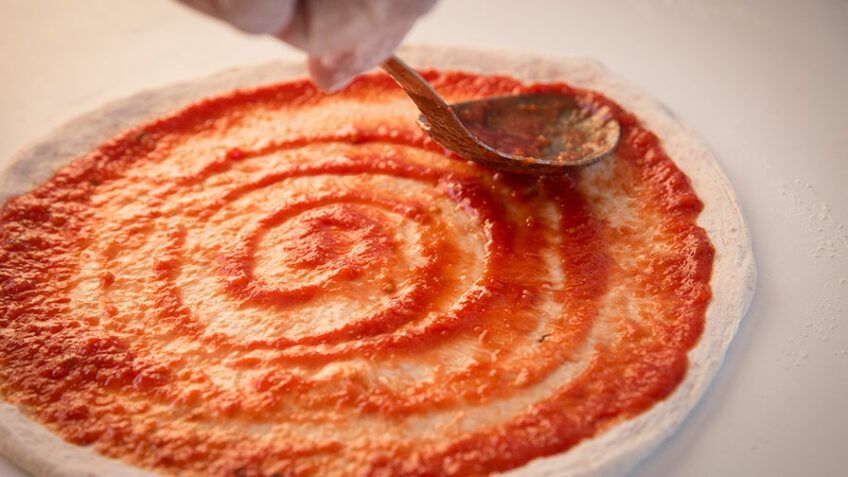 Molho de tomate para pizza